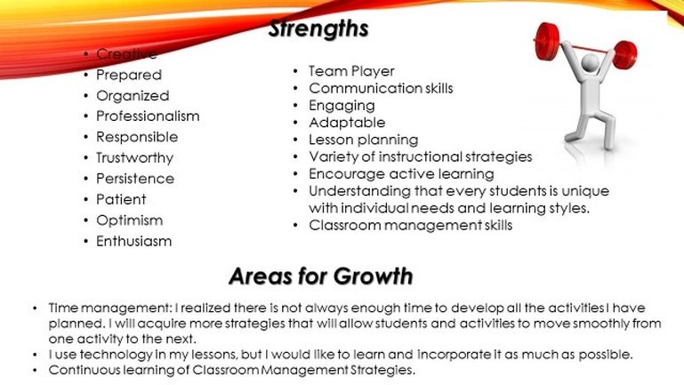 Strengths and Areas for Growth Monica LondonoEC 6 Bilingual Generalist